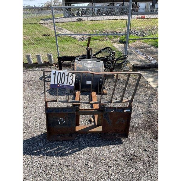 24" ASPHALT PLANER, FORKS