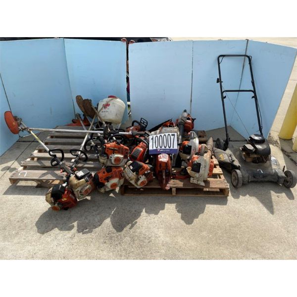 PUSH MOWER, GRASS TRIMMERS, GRASS BLOWERS, CHAIN SAWS