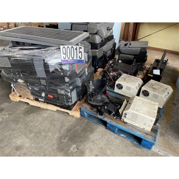 POWER INVERTERS, AIR COMPRESSOR, TRUCK SEATS, TRAFFIC BOXES