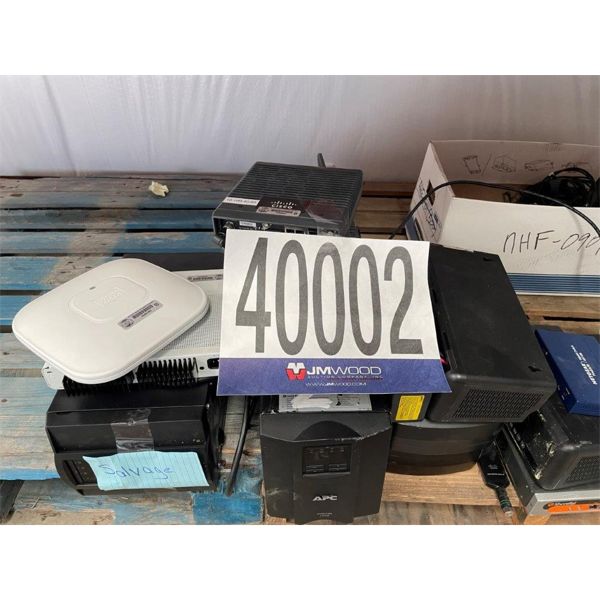 CAMERAS, UPSs, WIRELESS NETWORKING BRIDGES, ROUTERS, NETWORK SWITCHES