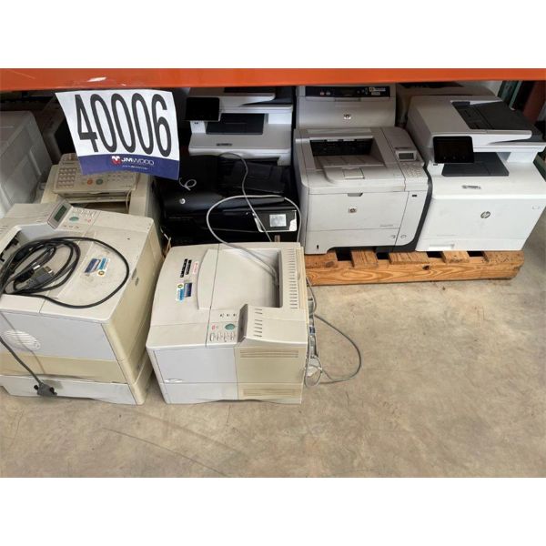 PRINTERS, SHREDDER, TYPEWRITER, FAX MACHINE