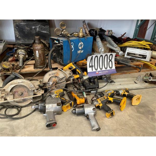 WELDER, LOOP SEALANT GUNS, BOLT INSTALLATION TOOL, SAWS, HOIST, GRIP CLAMP, LEVER LOAD BINDERS, NAIL