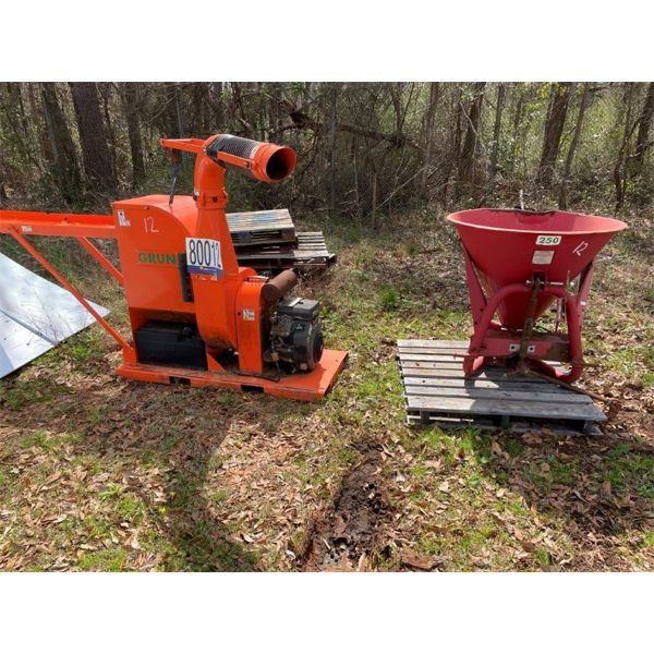 SEED/FERTILIZER BROADCASTER, STRAW BLOWER