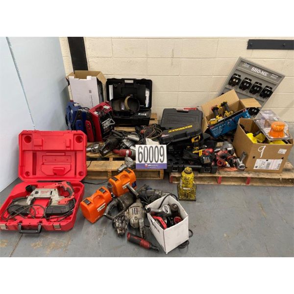 IMPACT WRENCHES, EMERGENCY LIGHTS, HELMET, HOIST,VEHICLE DIAGNOSTIC ANALYZER, BATTERY CHARGER, PNEUM