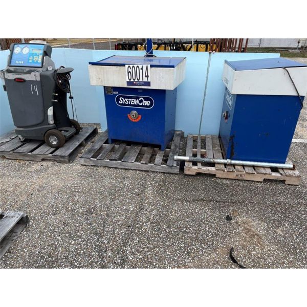 PARTS WASHERS, REFRIG. RECOVERY SYSTEM, DRUM PUMP