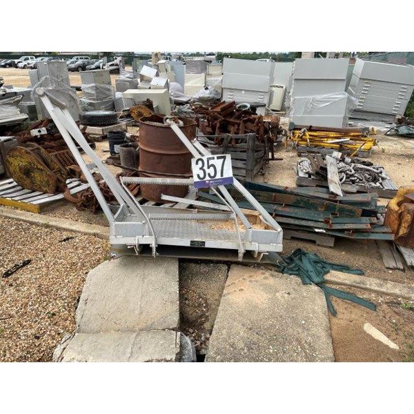 MISC SCRAP METAL ITEMS, FANS, STOVE, FILE TABLES, MODULAR