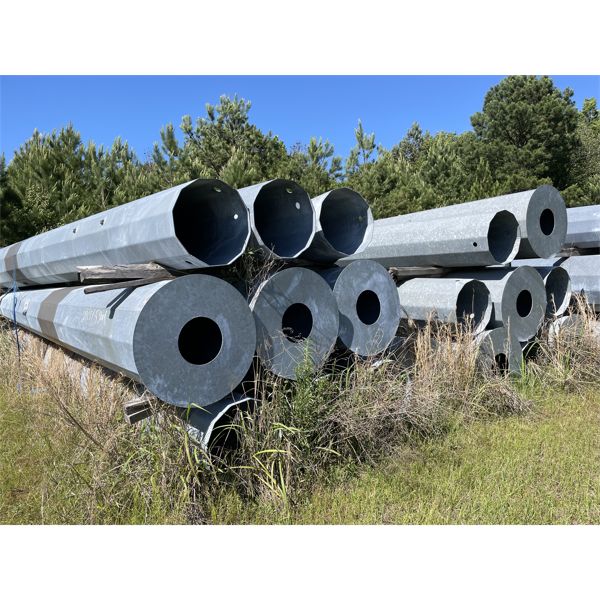 GALVANIZED STEEL LIGHT POLES
