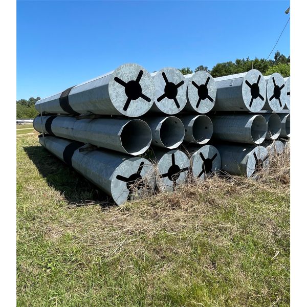 GALVANIZED STEEL LIGHT POLES