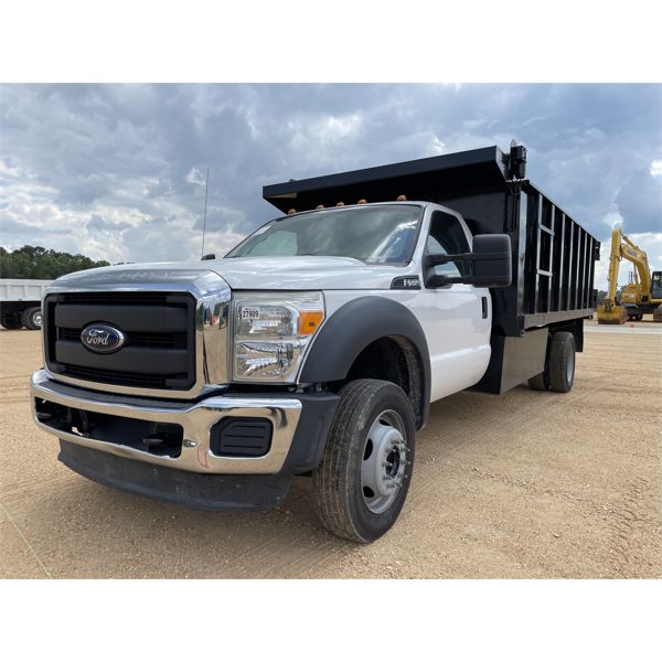 2015 FORD F550 XL Flatbed Dump Truck