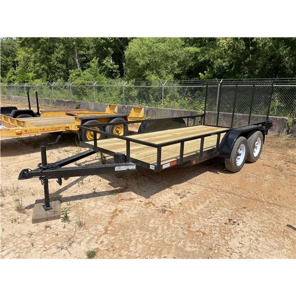 2008 STALLION BU614TA Utility Trailer