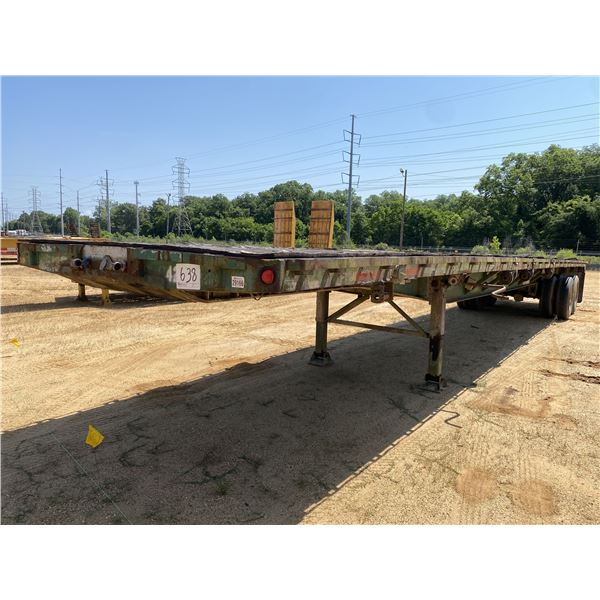 1993 FONTAINE FTW-5-8048SLW Flatbed Trailer