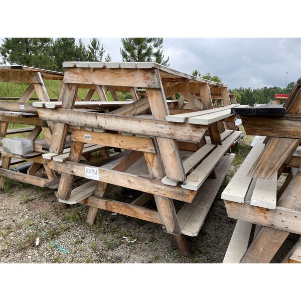 (3) 12' PICNIC TABLES
