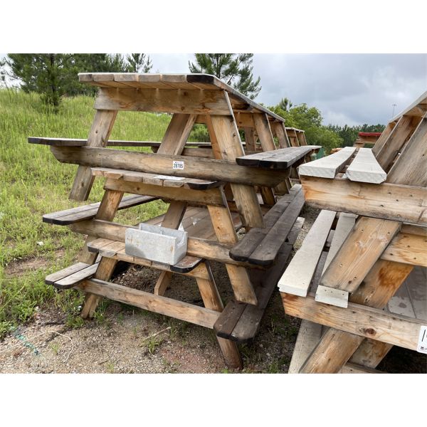 (3) 12' PICNIC TABLES