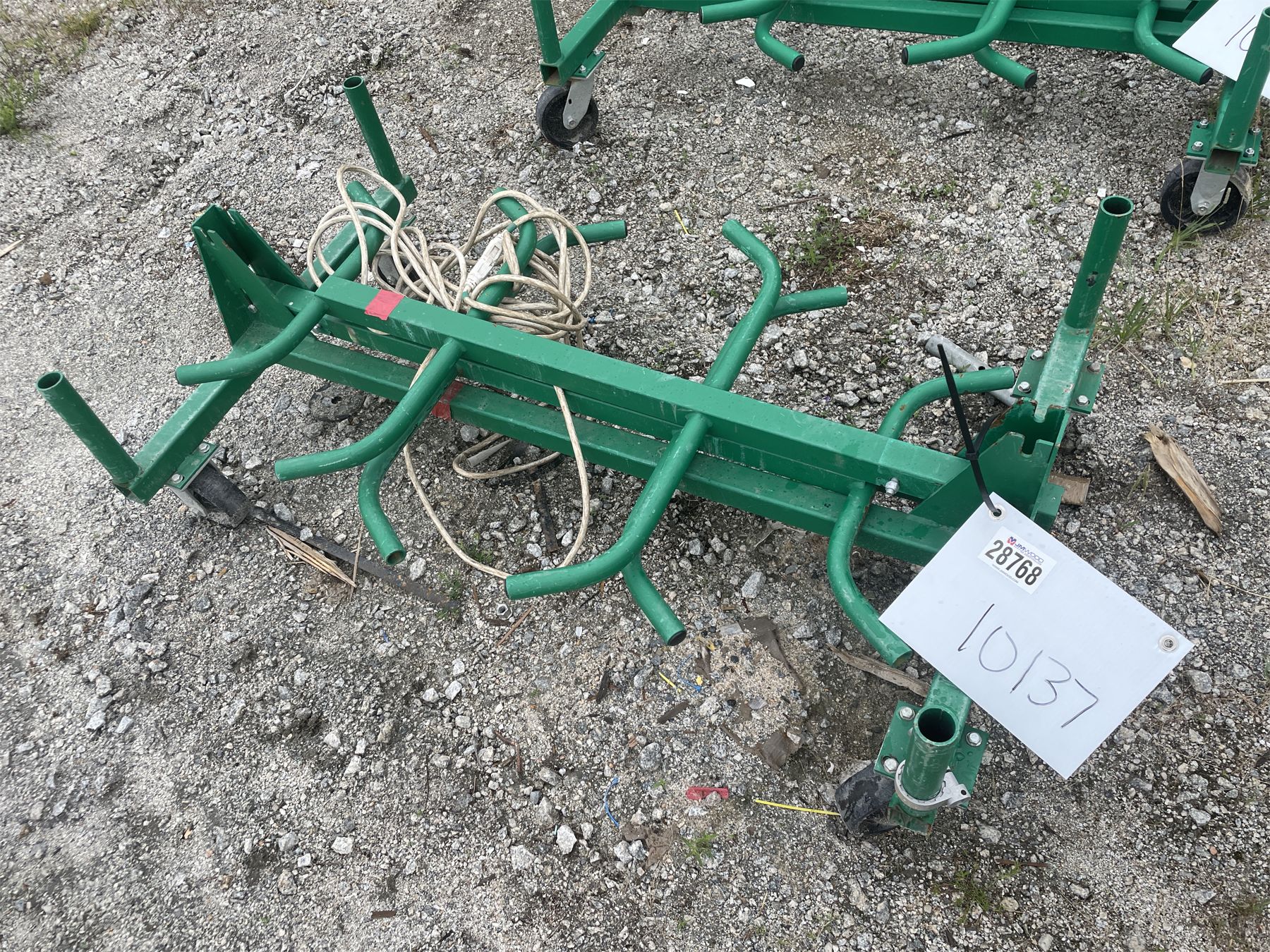 Master Bundle Rack Greenlee Rack GREENLEE 668 CONDUIT & PIPE RACK - J.M. Wood Auction Company, Inc.
