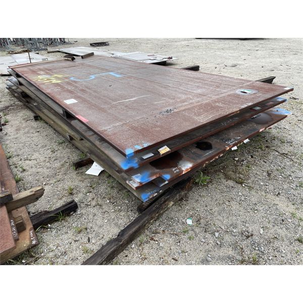 (5) 8' x 20' STEEL PLATE