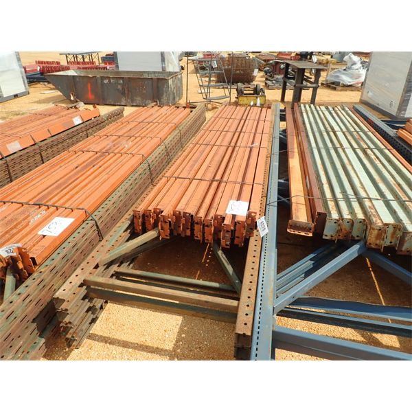 WARHOUSE PALLET SHELVING, 2 SECTIONS (B-9)