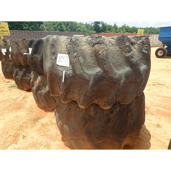 SKIDDER TIRES & RIMS, (C-2)