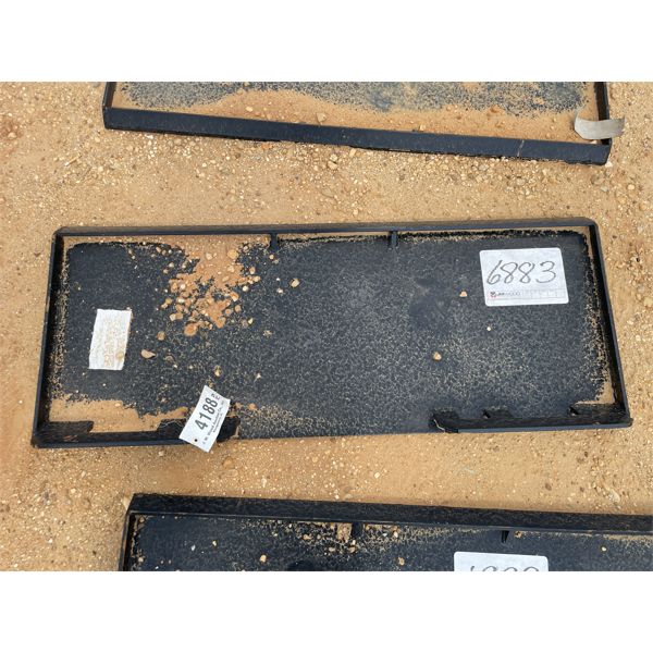WELD ON QUICK ATTACH PLATE, fits skid steer loader (B5)