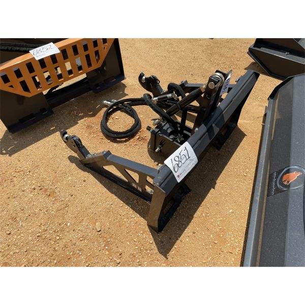 QUICK CONNECTOR HITCH W/HYD PTO, ADJUSTABLE WIDTH, fits skid steer loader (B5)