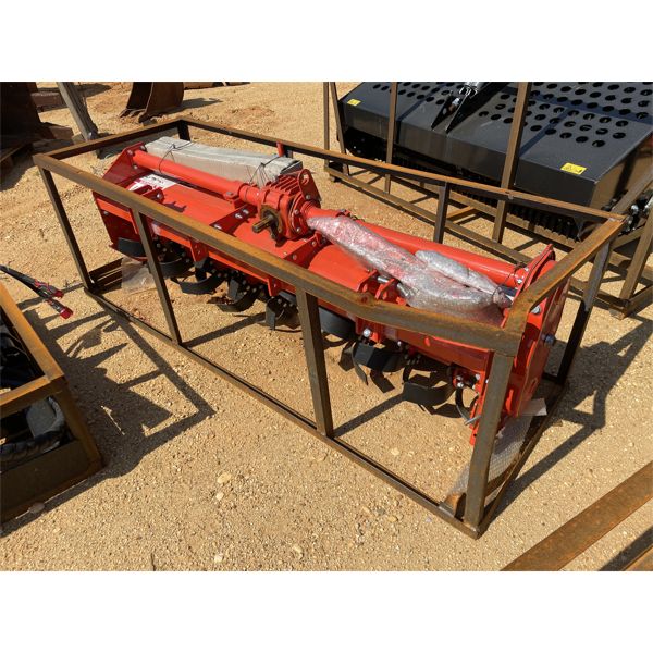 MOWER KING ROTOR TILLER, TAS8123030102B, 72"W, fits skid steer loader (B5)