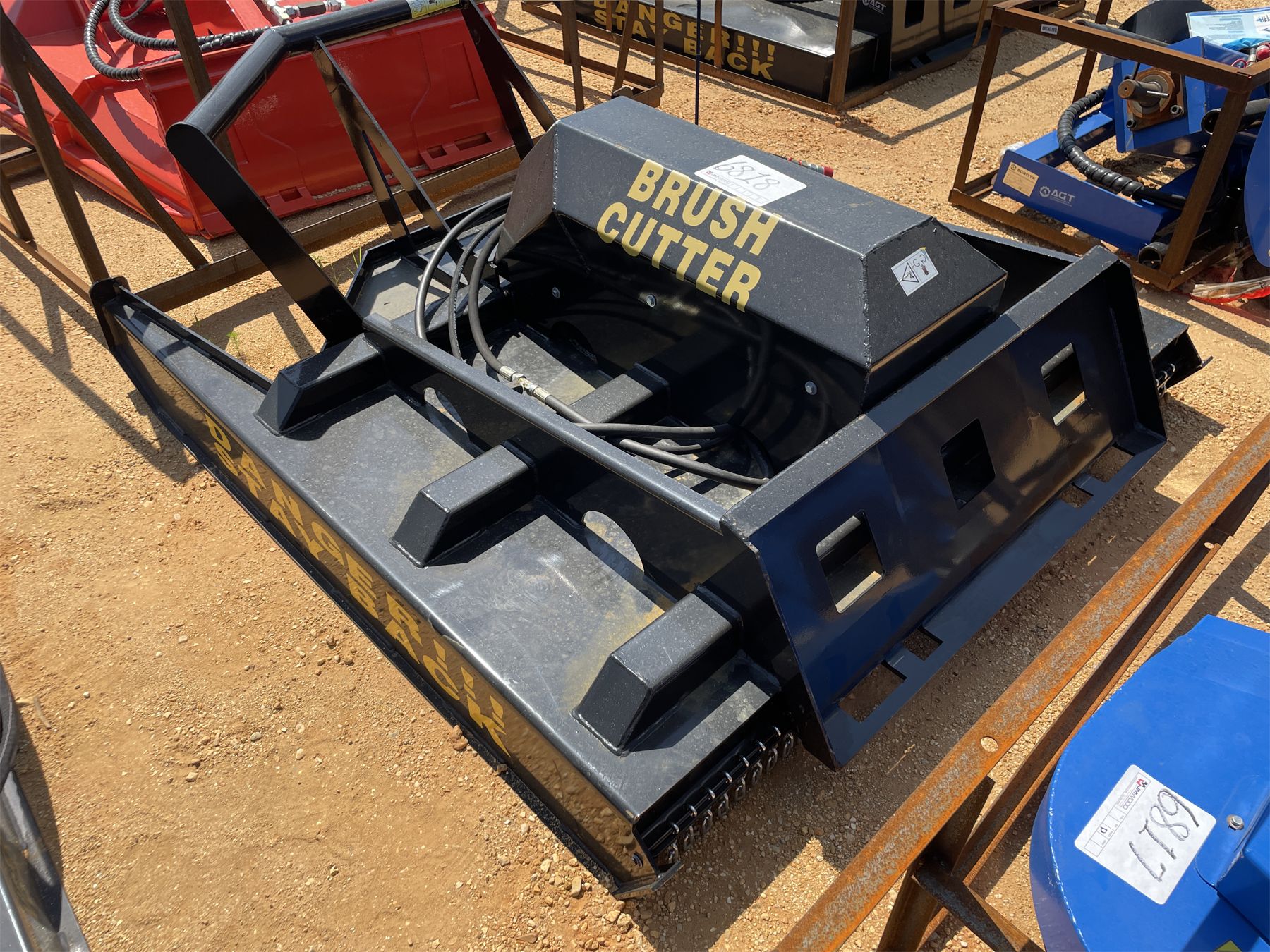 TOP CAT BRUSH CUTTER HFRC23030101B, 72"W, fits skid steer loader (B5