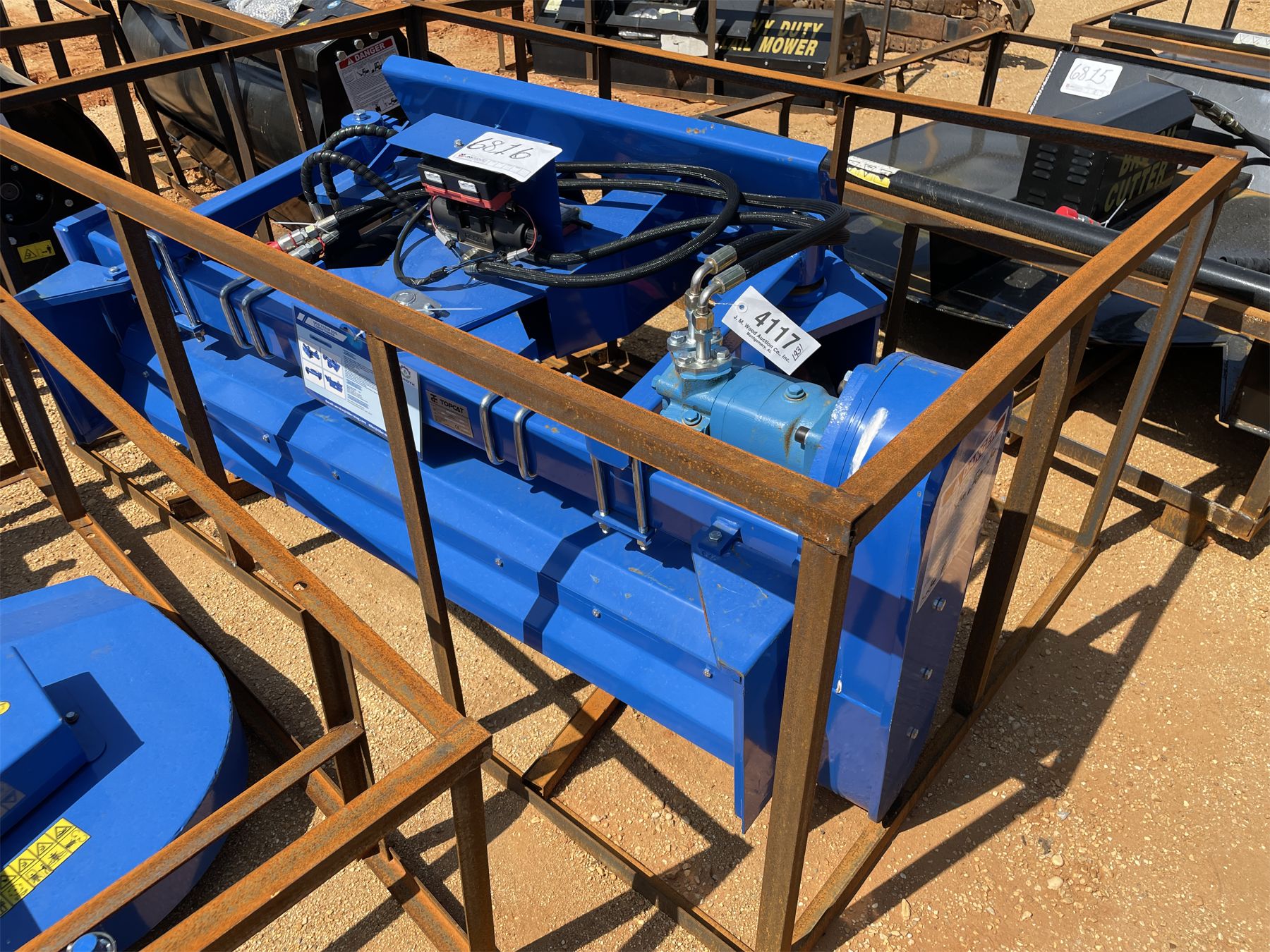 TOP CAT SOIL CONDITIONER, SSSCR7223030101B, 72"W, fits skid steer