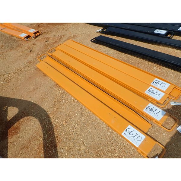 FORKLIFT TINE EXTENSIONS, 1 pair, 84" (B-4)