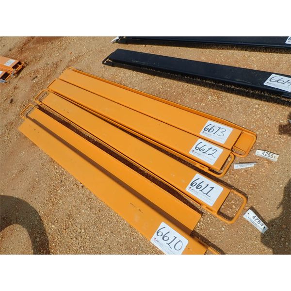 FORKLIFT TINE EXTENSIONS, 1 pair, 84" (B-4)