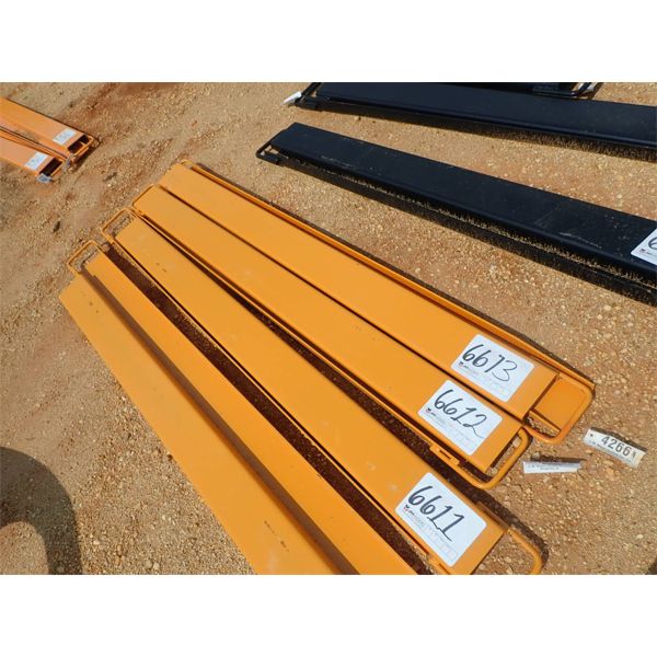 FORKLIFT TINE EXTENSIONS, 1 pair, 84" (B-4)