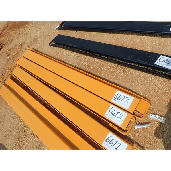 FORKLIFT TINE EXTENSIONS, 1 pair, 84" (B-4)