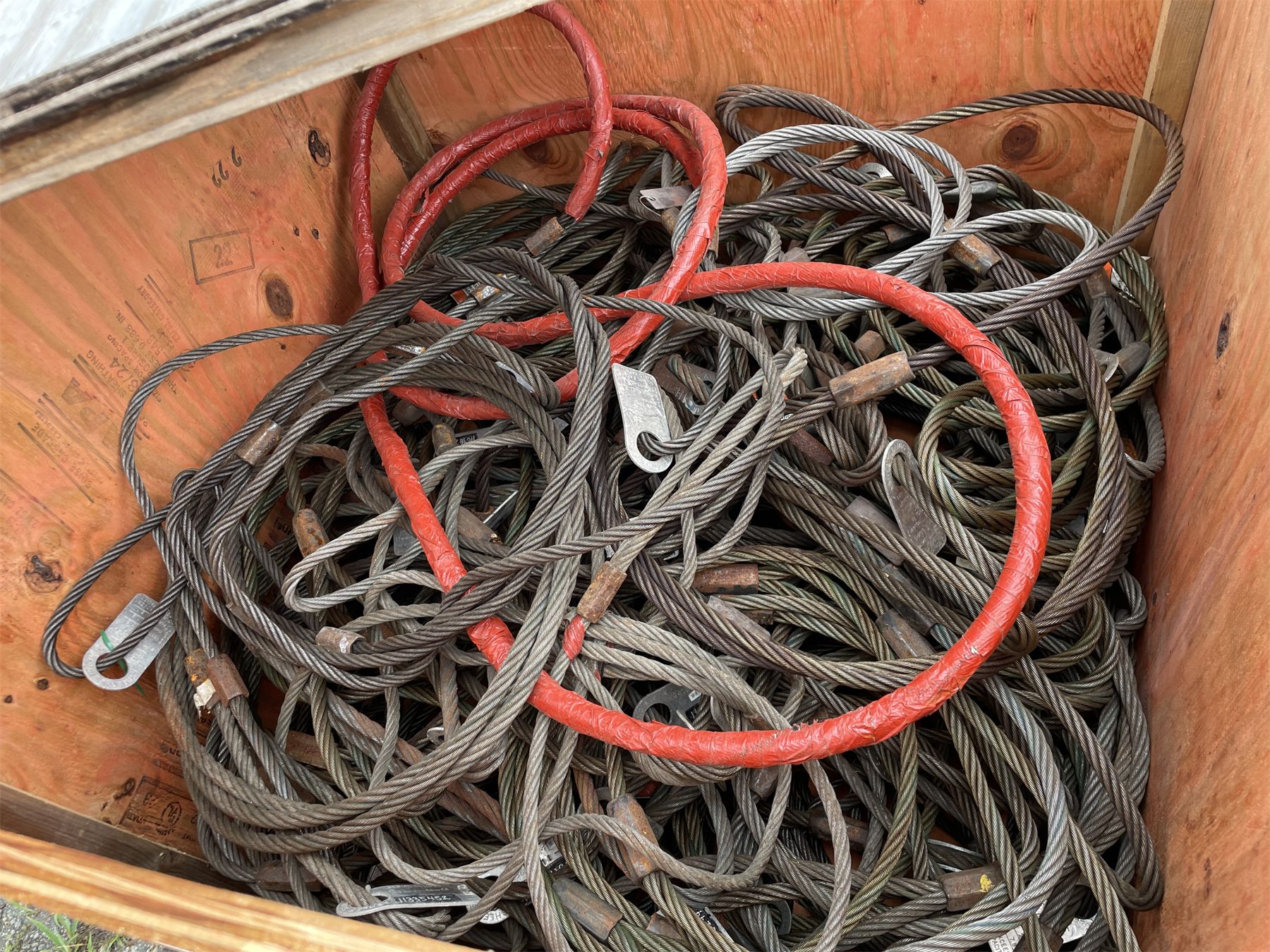 ASHLEY SLING VARIOUS WIRE ROPE SLINGS - J.M. Wood Auction Company, Inc.