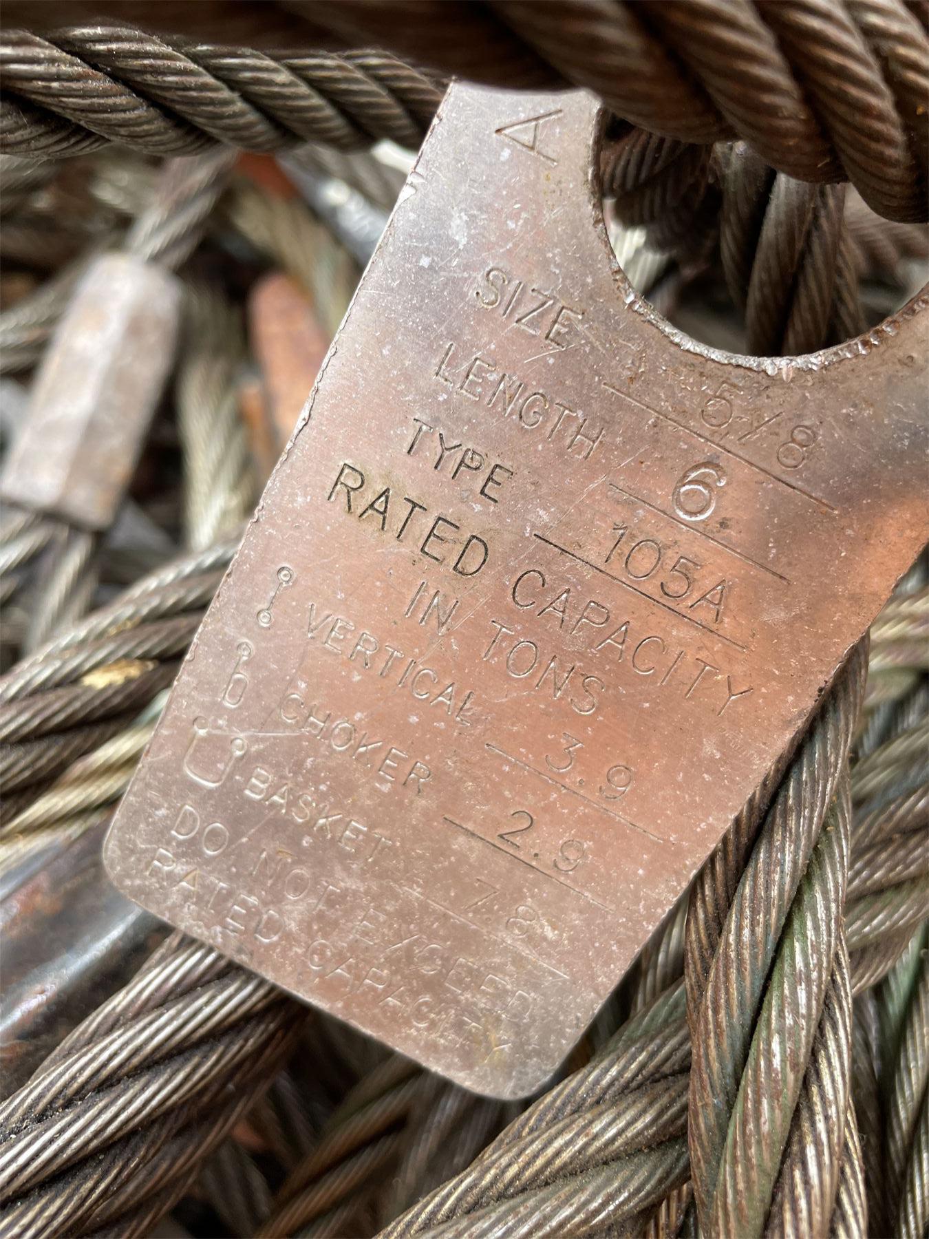 ASHLEY SLING VARIOUS WIRE ROPE SLINGS - J.M. Wood Auction Company, Inc.