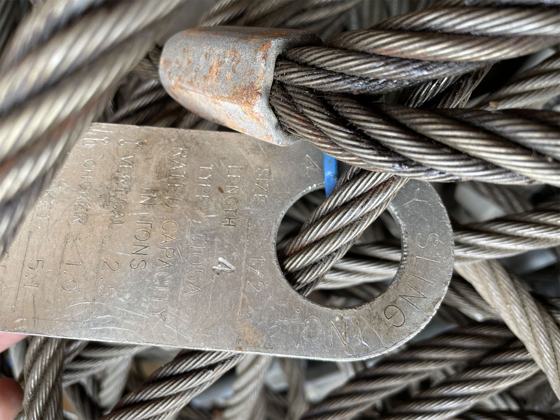 ASHLEY SLING VARIOUS WIRE ROPE SLINGS - J.M. Wood Auction Company, Inc.