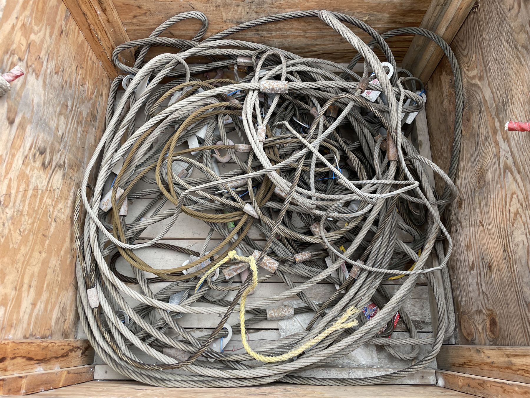 ASHLEY SLING VARIOUS WIRE ROPE SLINGS - J.M. Wood Auction Company, Inc.