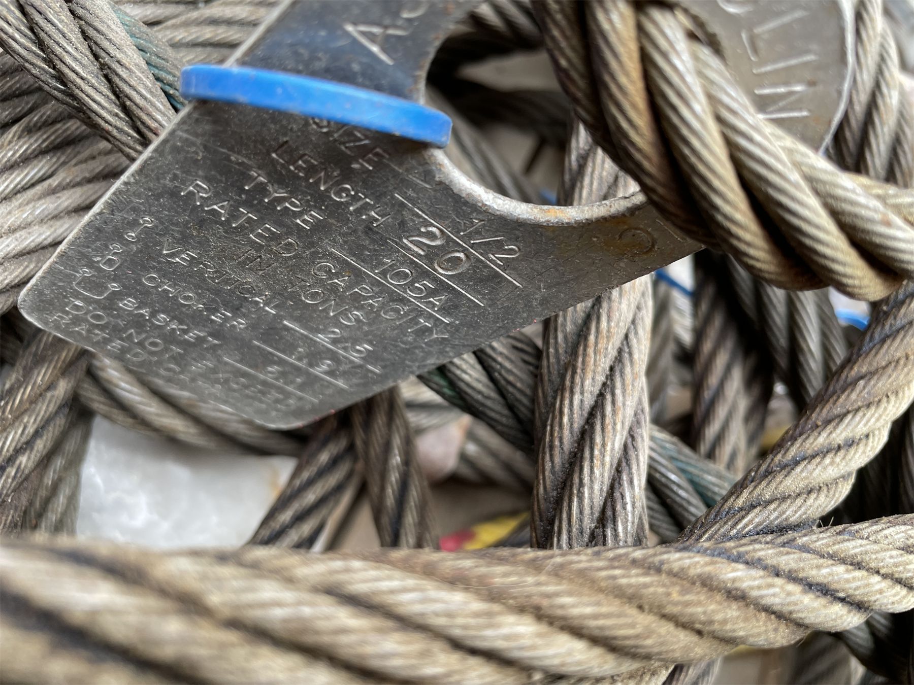 ASHLEY SLING VARIOUS WIRE ROPE SLINGS - J.M. Wood Auction Company, Inc.