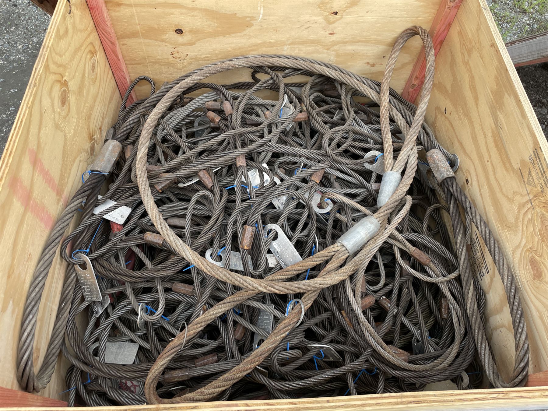 ASHLEY SLING VARIOUS WIRE ROPE SLINGS - J.M. Wood Auction Company, Inc.