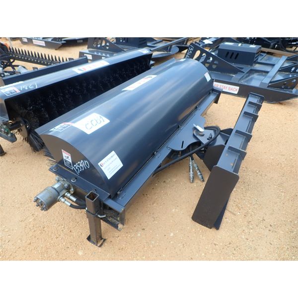 JCT BROOM, 72" wide, fits skid steer loader (B-5)