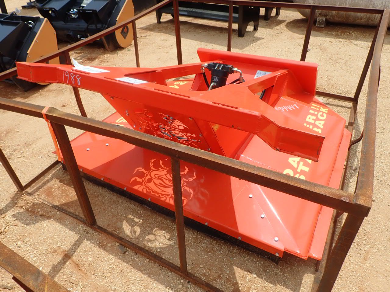 TOPCATBRUSH CUTTER, HCRC, 72" wide, MFD 2023, fits skid steer loader (B5) J.M. Wood Auction