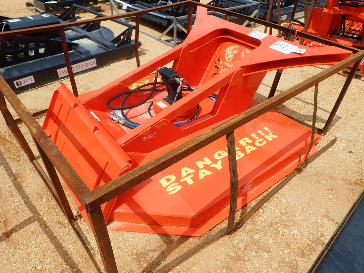 TOPCAT BRUSH CUTTER, HCRC, 72" wide, MFD 2023, fits skid steer loader (B5) J.M. Wood Auction