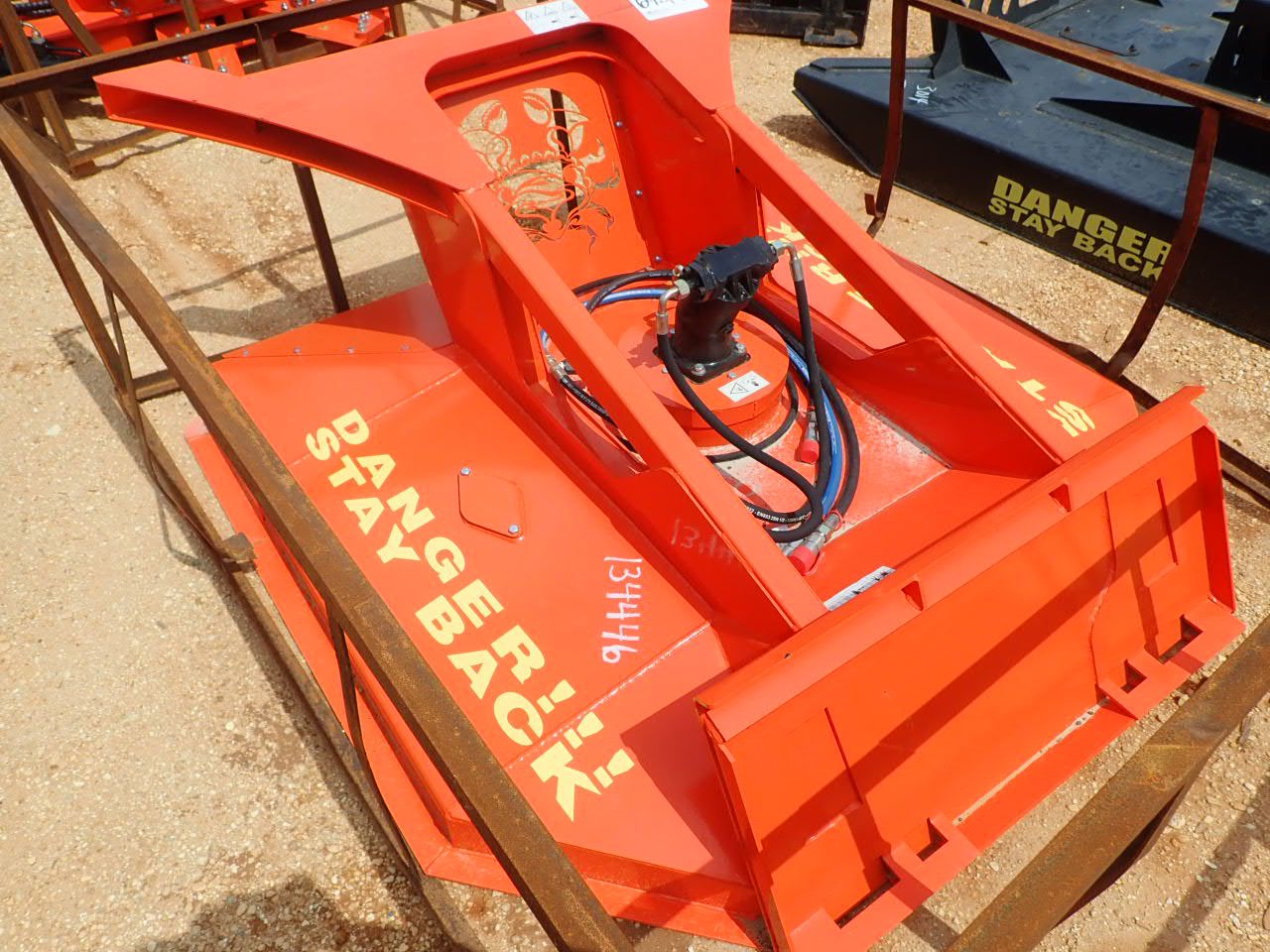 TOPCAT BRUSH CUTTER, HCRC, 72" wide, MFD 2023, fits skid steer loader (B5) J.M. Wood Auction