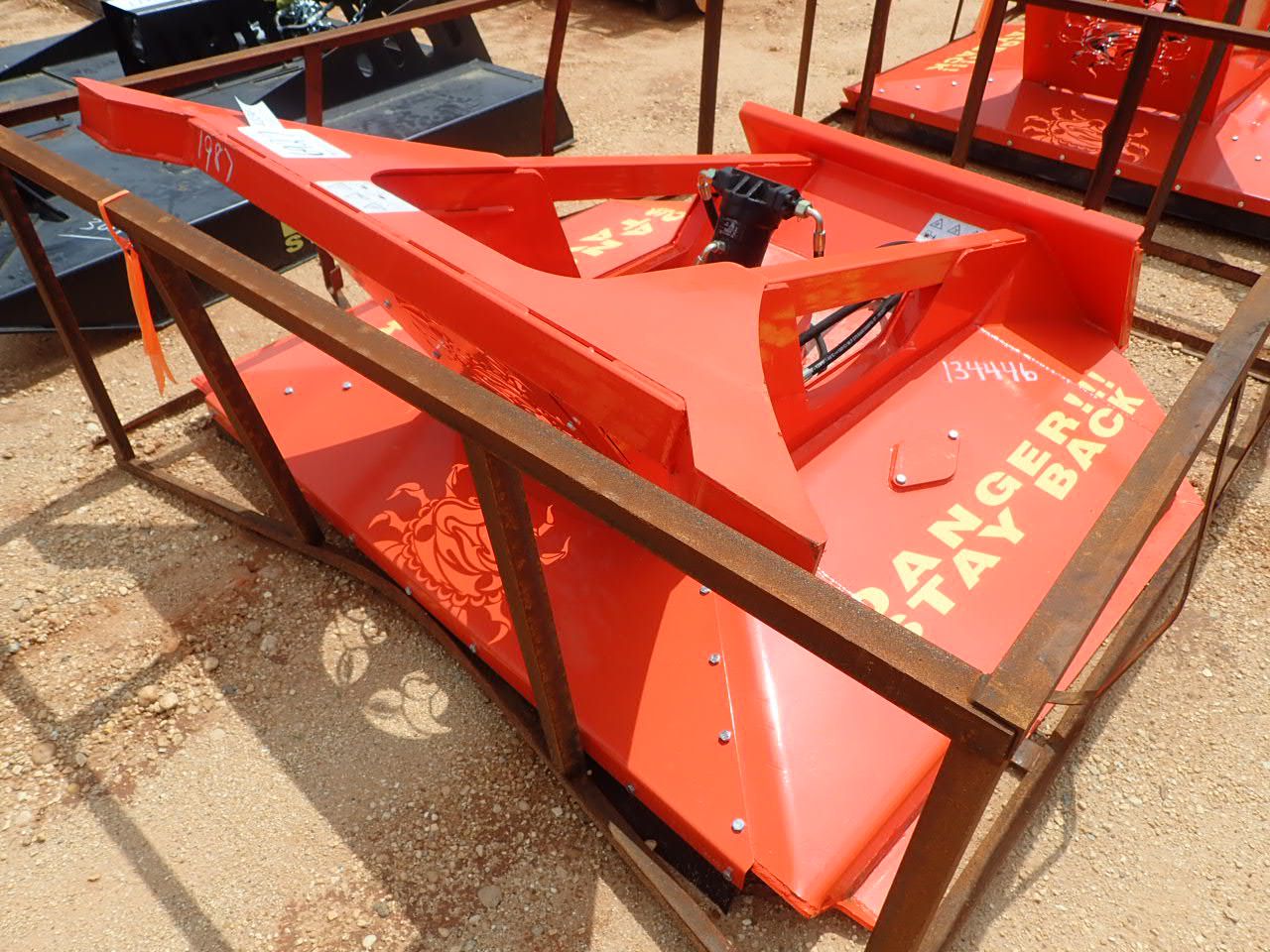 TOPCAT BRUSH CUTTER, HCRC, 72" wide, MFD 2023, fits skid steer loader (B5) J.M. Wood Auction