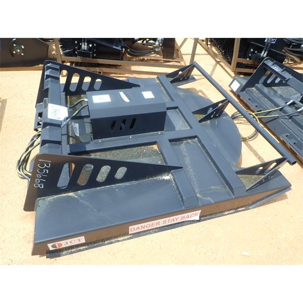 JCT BRUSH CUTTER, 72" wide, fits skid steer loader (B-5)