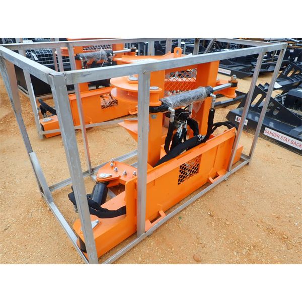 TREE SHEAR W/GRAPPLE, 003-043-12-001A,  fits skid steer loader (B-5)