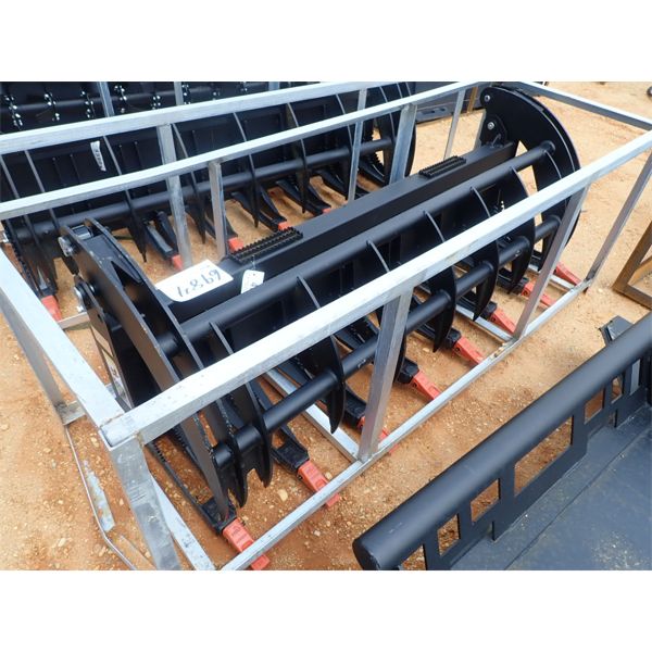 HEAVY GRASS FORK GRAPPLE,   78"wide, fits skid steer loader (B-5)