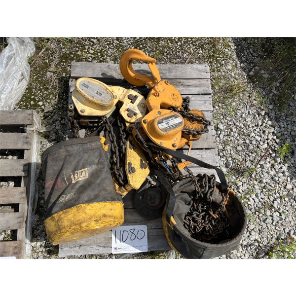 HARRINGTON/TUFFY 10 TON CHAIN HOISTS