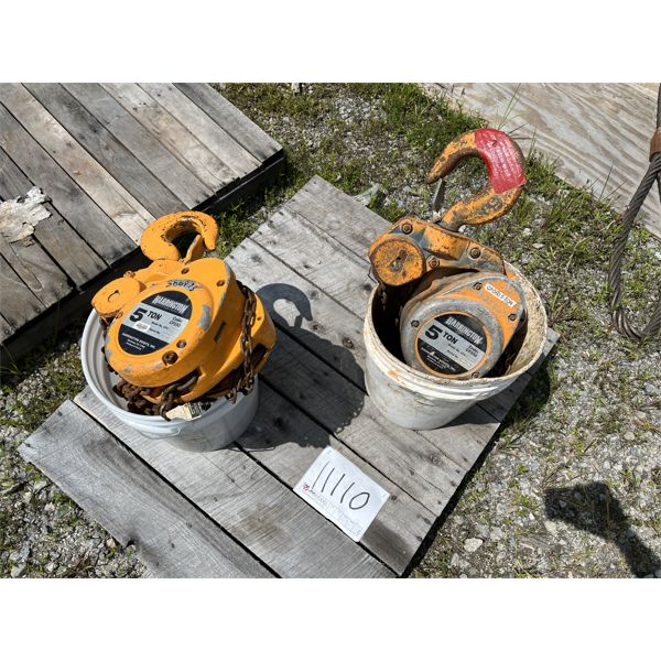 HARRINGTON 5 TON CHAIN HOISTS