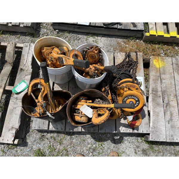 HARRINGTON 6 & 5 TON CHAIN HOISTS