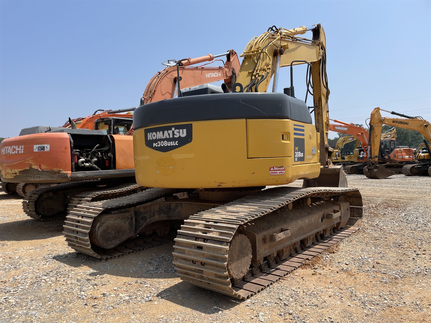 Pc308 2005 KOMATSU PC308USLC-3 Excavator - J.M. Wood Auction Company, Inc.
