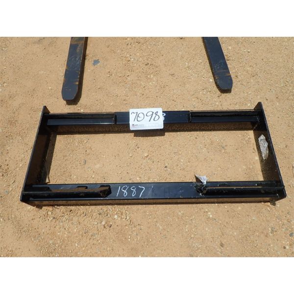 QUICK ATTACH TUBE FRAME, fits skid steer loader (B-5)