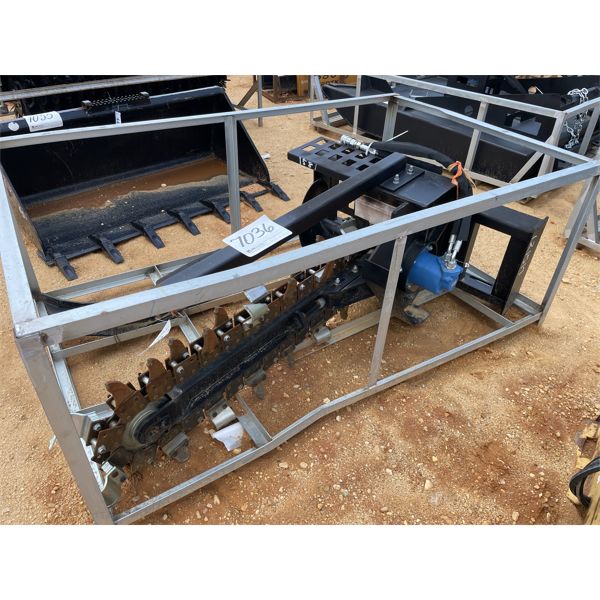 TRENCHER, 48" long, fits skid steer loader (B-5)